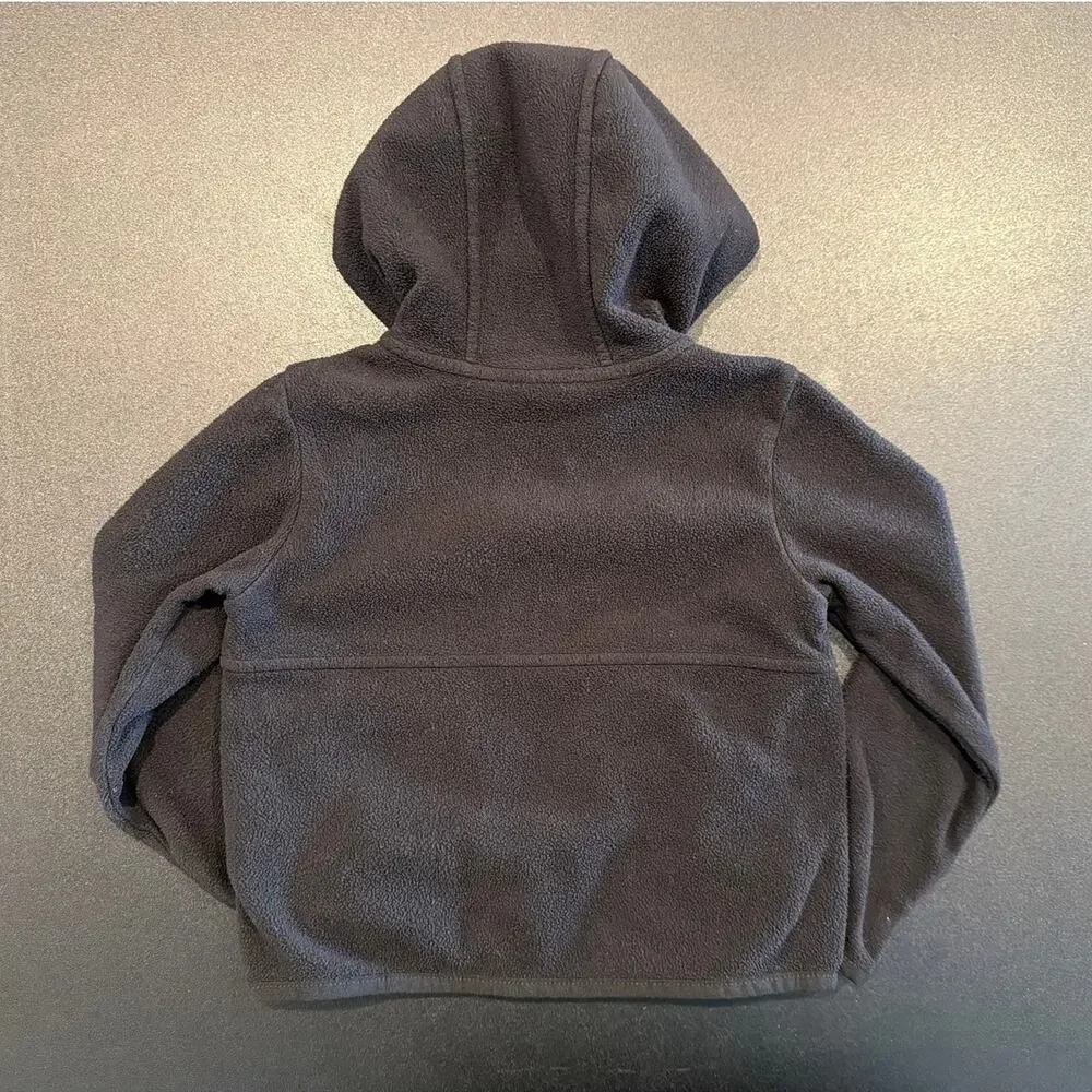 The North Face Hooded Fleece Zip-Up Jacket, Black, Toddler Size 2